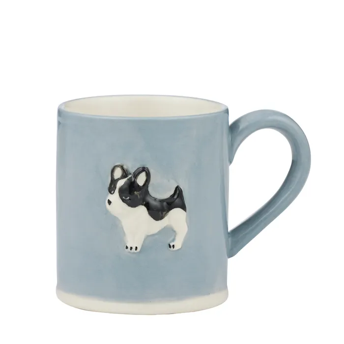 Assemble Frenchie Ceramic Mug (Steel)