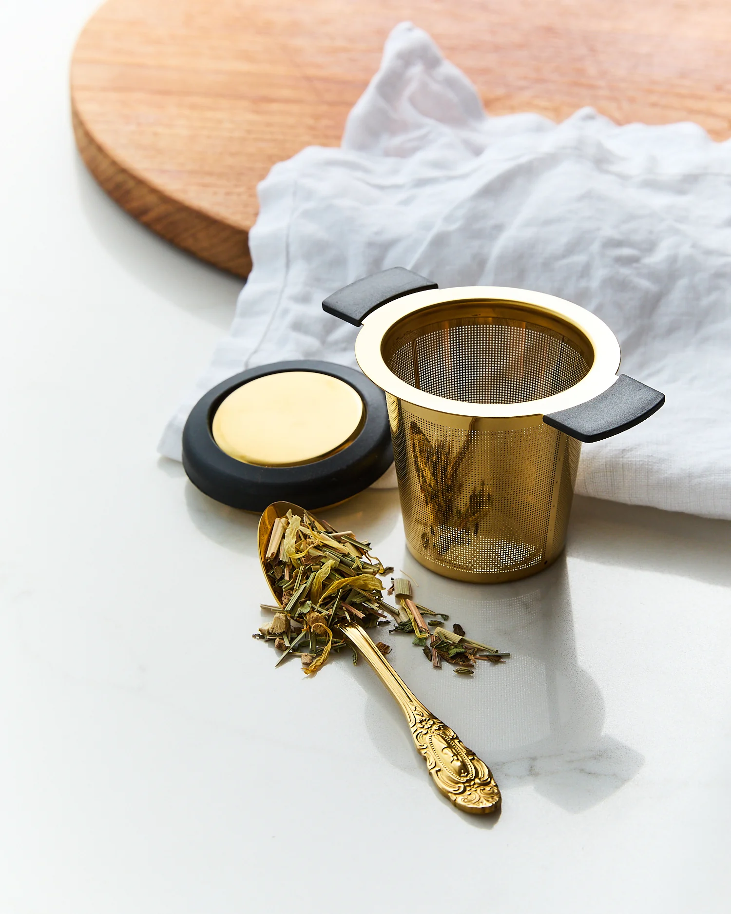 TBTS Micromesh Gold Mug Infuser (Wholesale) - Image 3