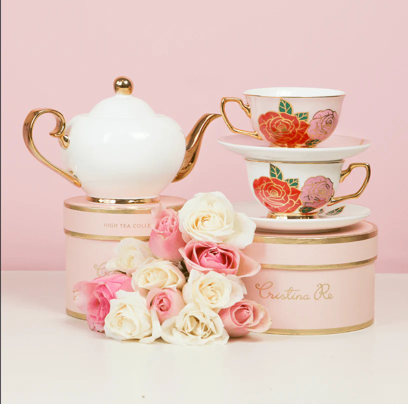 Cristina Re Ivory & Gold Teapot - Image 3