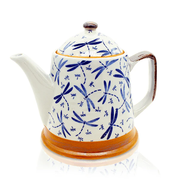 Doki Japanese Dragonflies Teapot