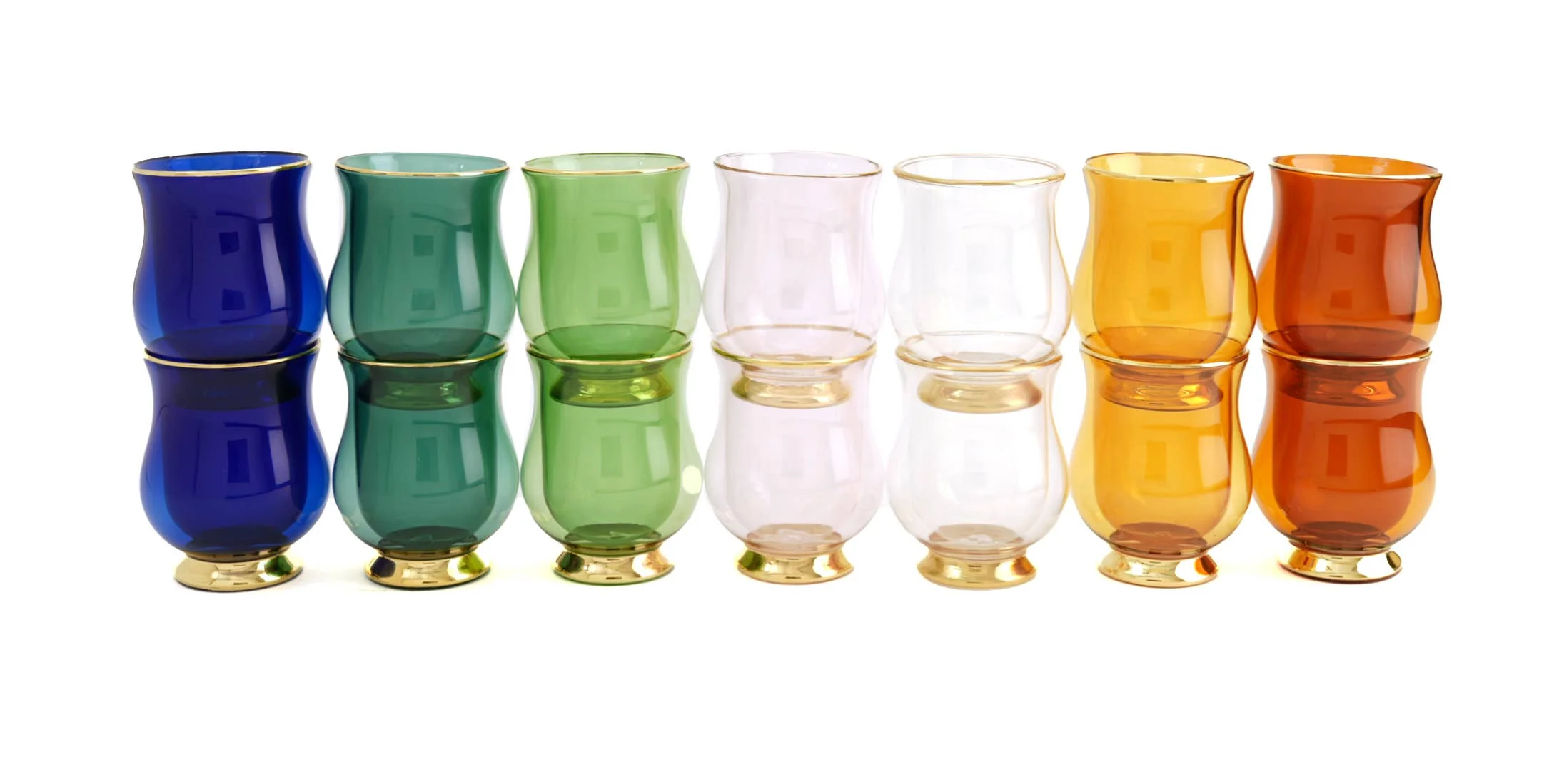 Double Wall Latte Glasses – Clear – Set of 2 - Image 3