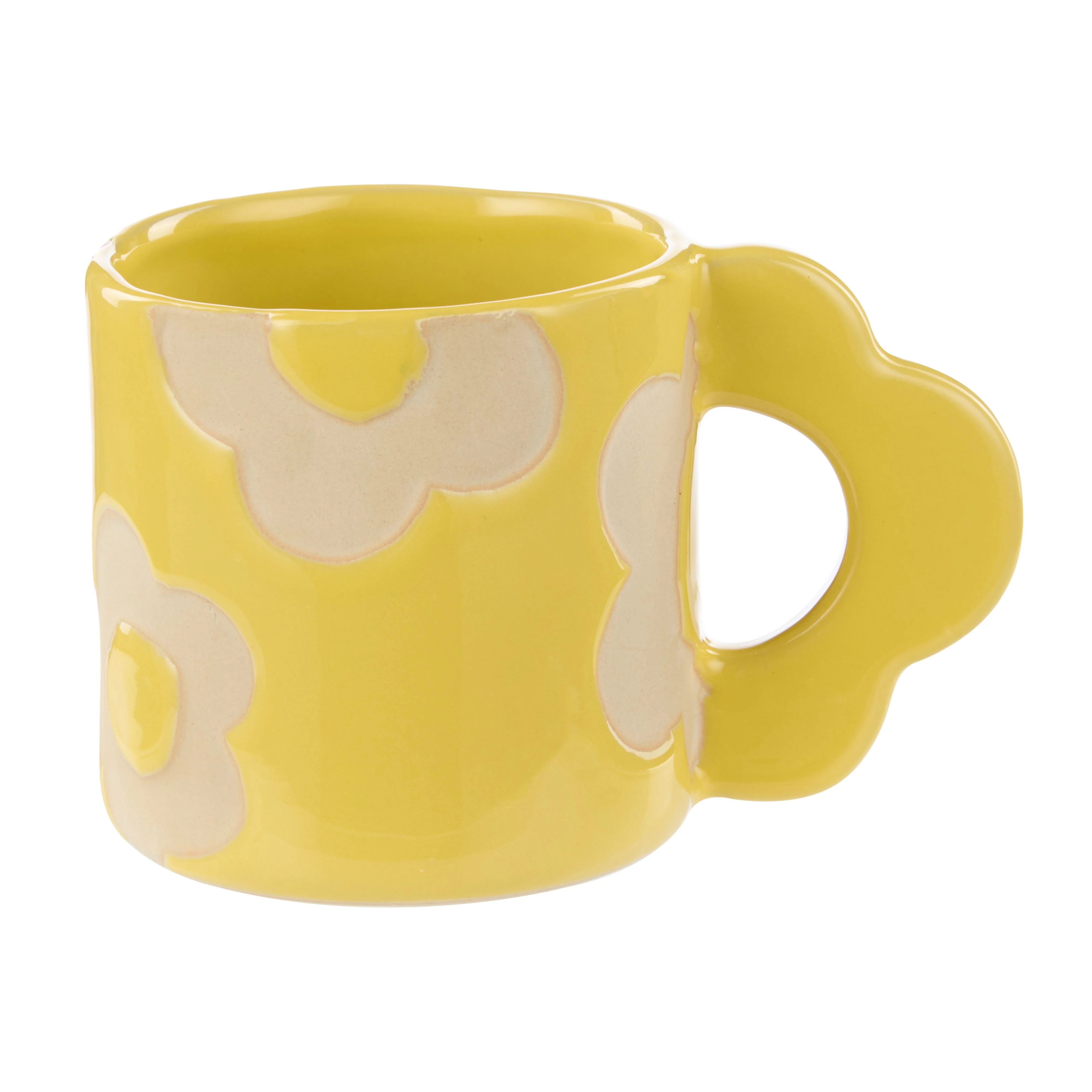 Emporium Posey Flower 400ml Mug - Yellow