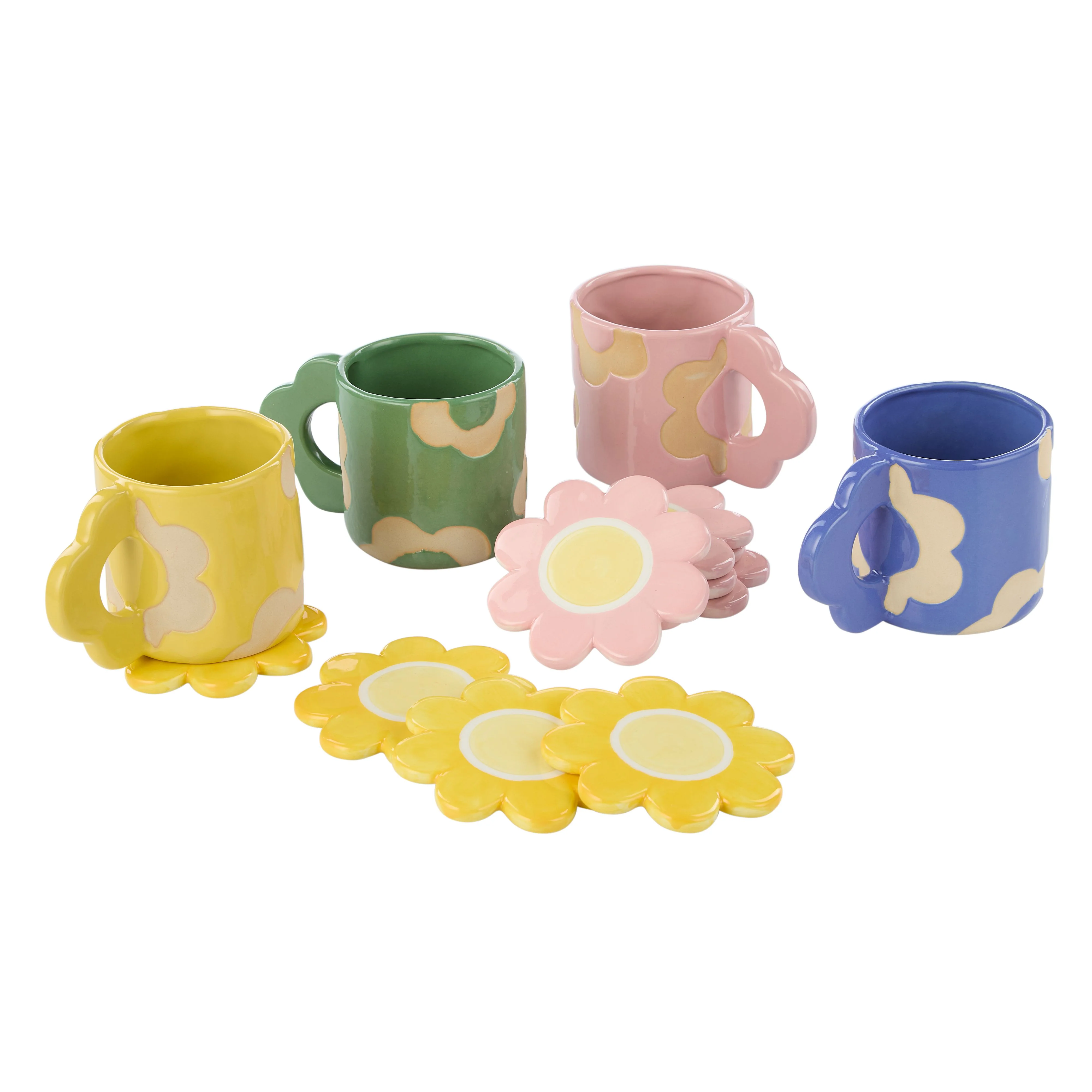 Emporium Posey Flower 400ml Mug - Yellow - Image 3