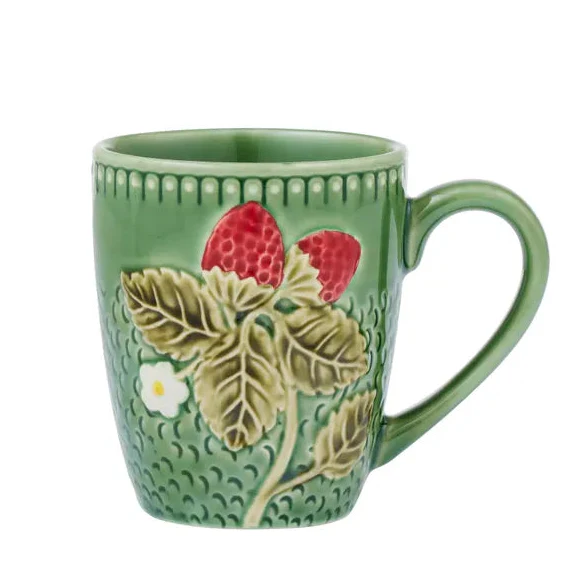 Assemble Fraise Ceramic Strawberry Mug (Green)