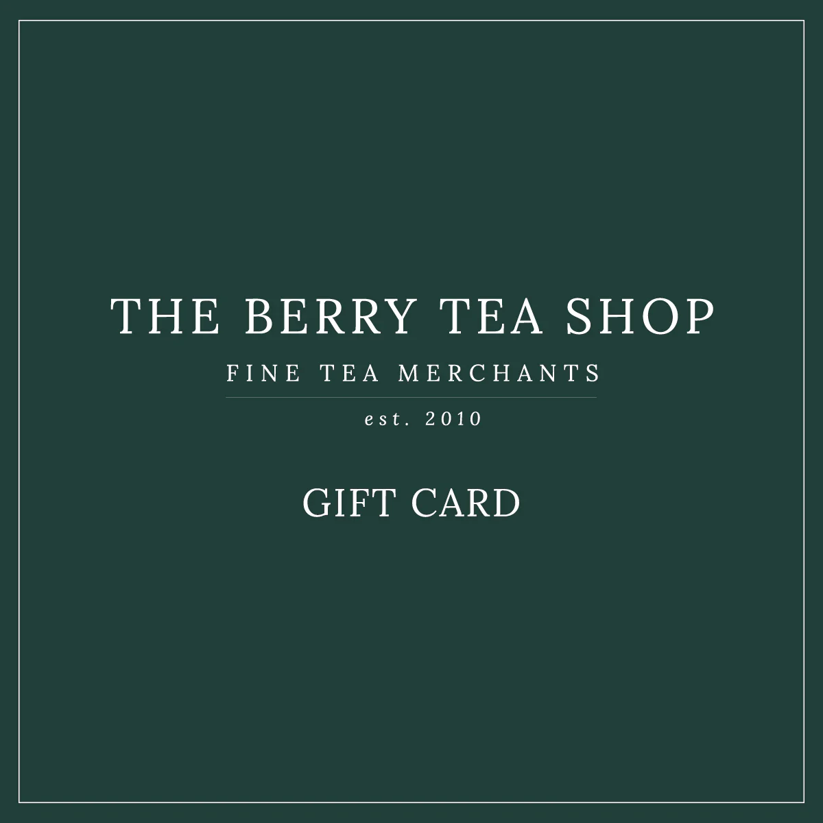 The Berry Tea Shop Gift Voucher