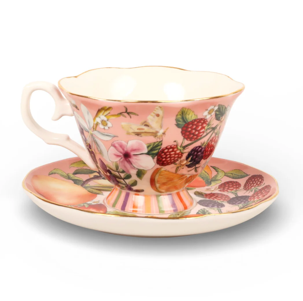 La La Land 'Bountiful Harvest' Tea Cup & Saucer - Image 2