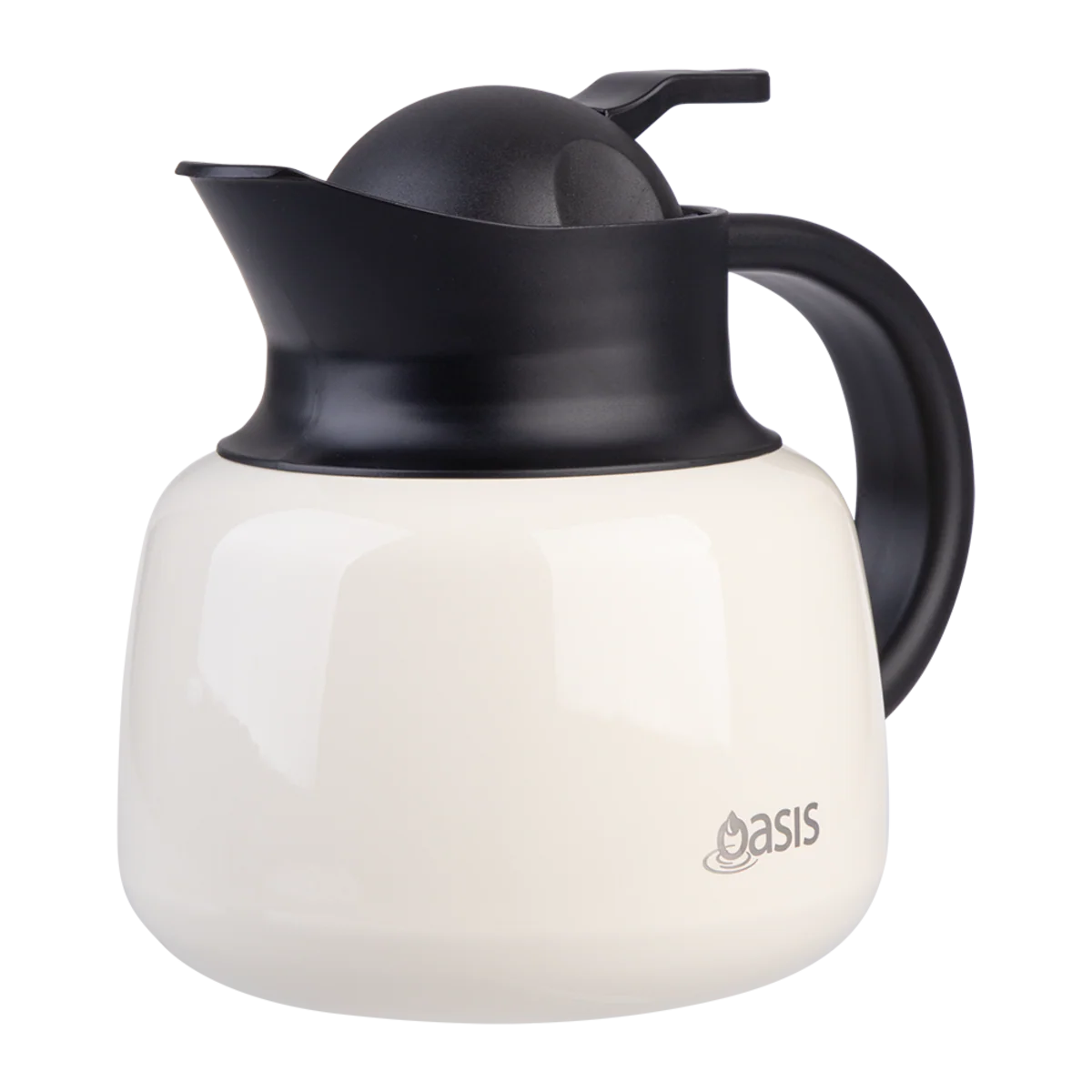 Oasis Stainless Steel Double-Wall Teapot - Image 2