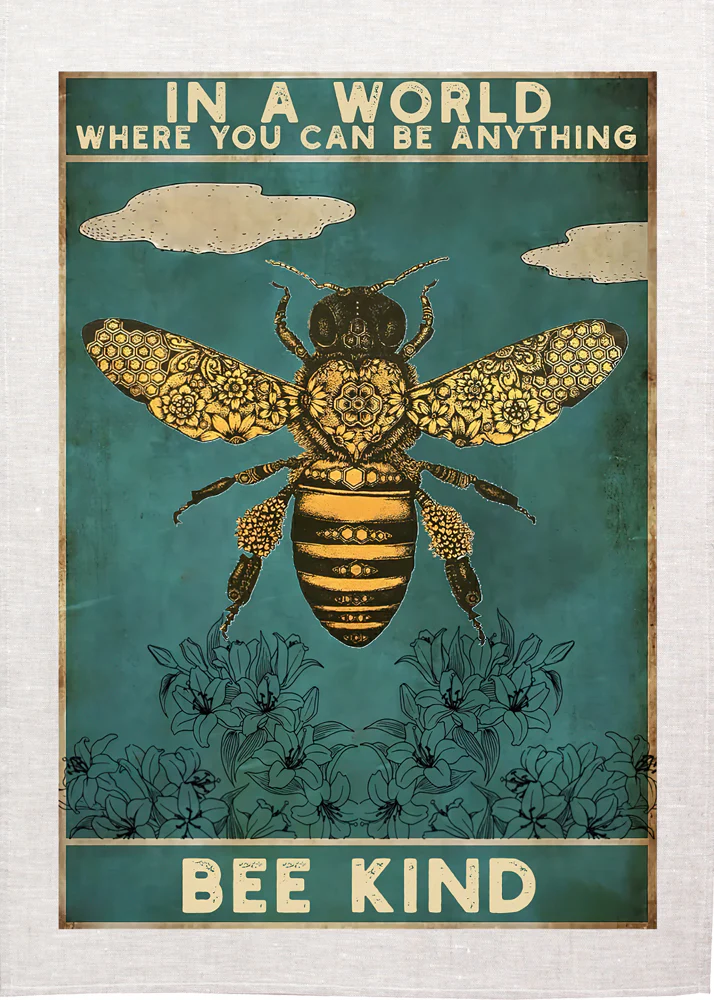 Bee Kind Tea Towel