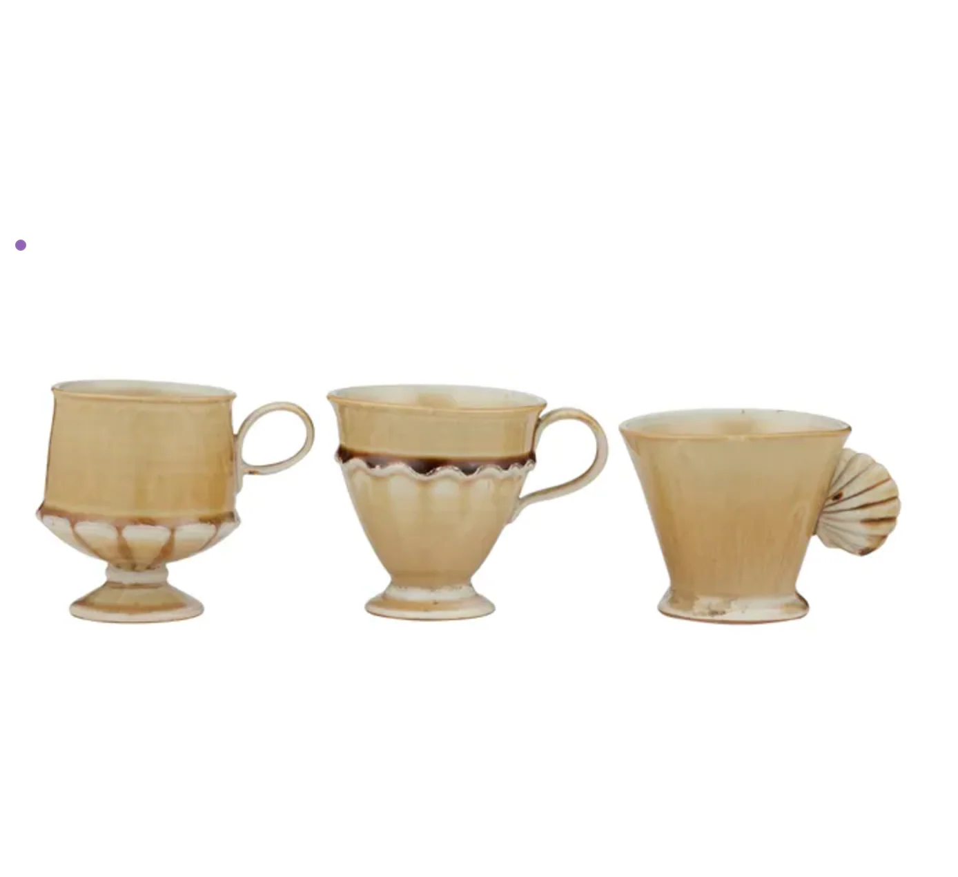 Rimini Ceramic Caramel Assorted Mugs