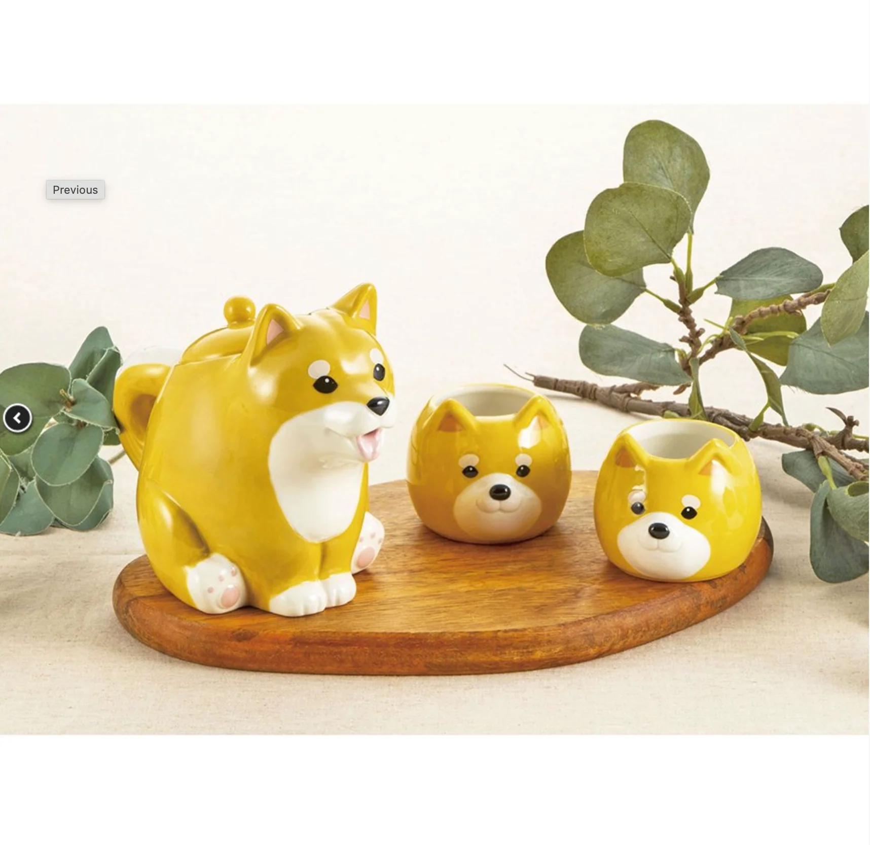 Shiba Puppies Tea Set - Image 3
