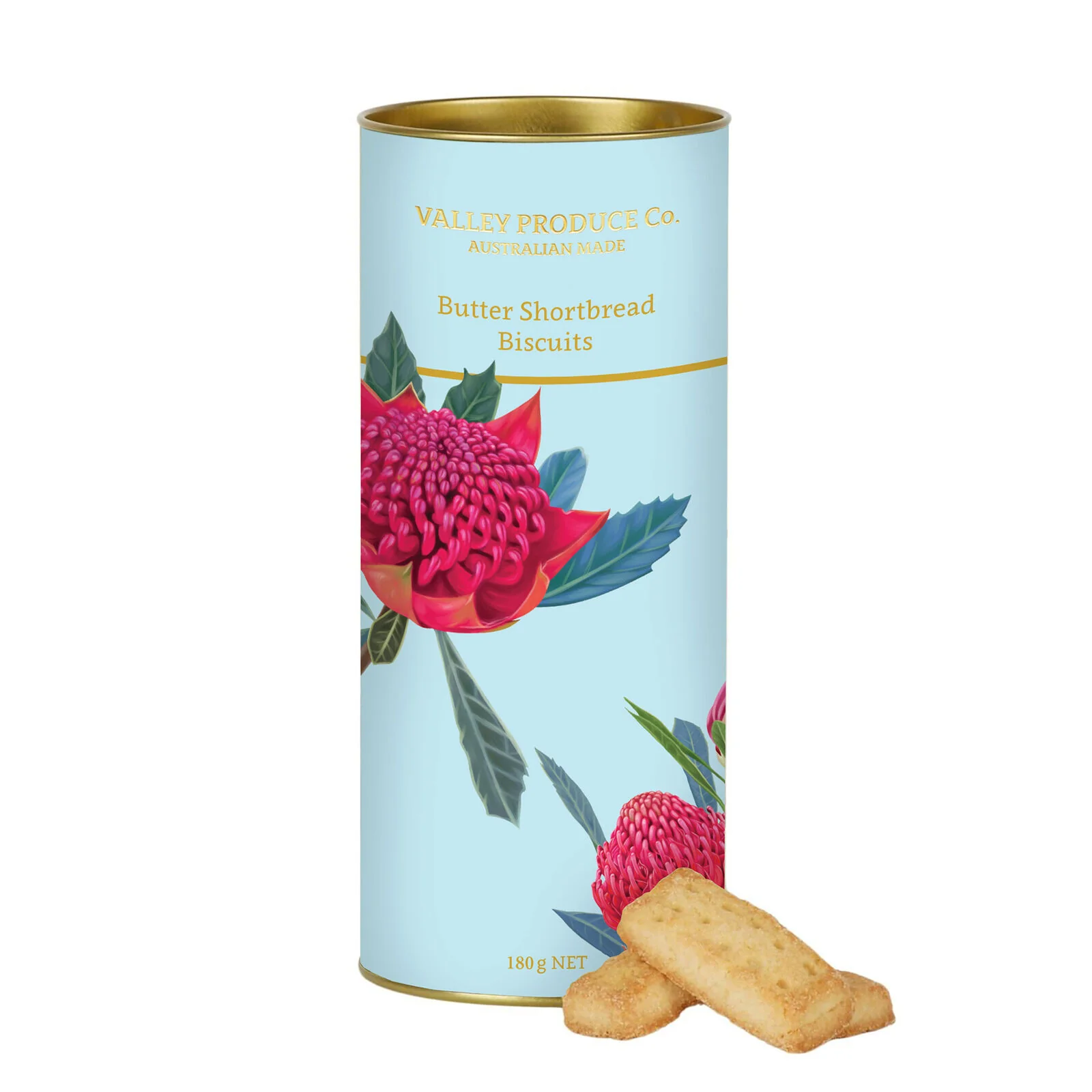 Valley Produce Company Australian Flora Pure Butter Shortbread Tube - Image 3
